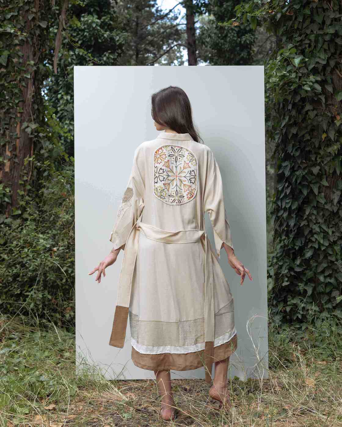 "Bohemian Tapestry" Shirt Dress