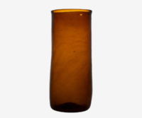 Cylinder Vase- Brown