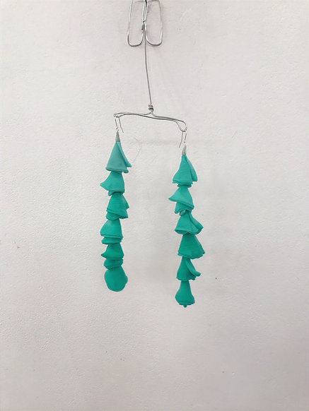 Pendientes VÉRTIGO MAXI turquesa