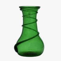 Zigzag Green Vase