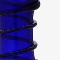 Zigzag Blue Vase